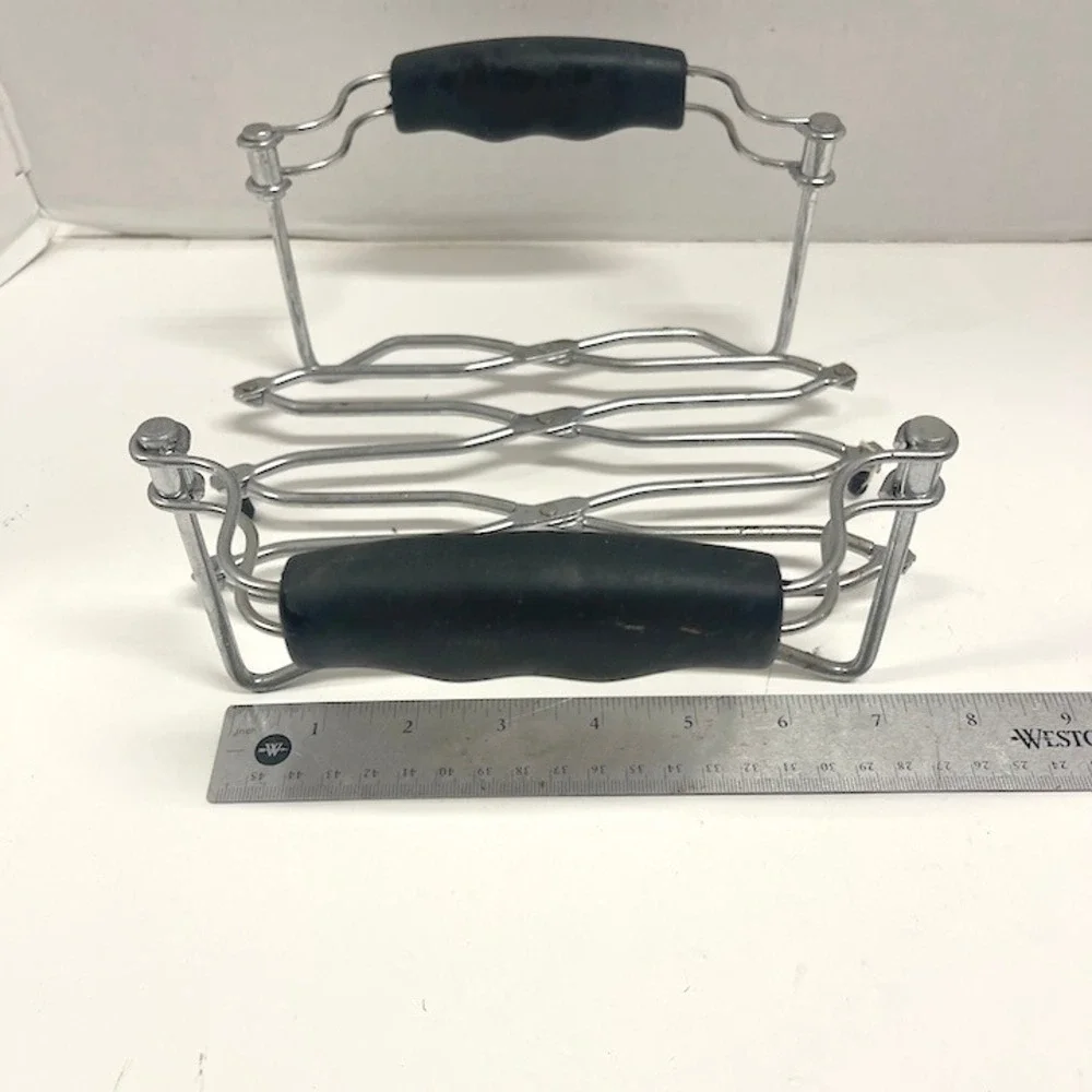 Vintage Norpro Chromed Steel Expanding Trivet & Hot Dish Holder
